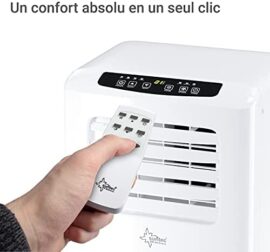 Suntec Climatiseur Mobile Impuls 2.6 Eco R290 – Climatiseurs Portables, Déshumidificateur, Ventilateur, 9000BTU/h, 2,6KW, Fonction minuterie programmable, Télécommande | Tuyau d’évacuation Suntec Climatiseur Mobile Impuls 2.6 Eco R290 – Climatiseurs Portables, Déshumidificateur, Ventilateur, 9000BTU/h, 2,6KW, Fonction minuterie programmable, Télécommande | Tuyau d’évacuation 4