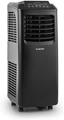 KLARSTEIN Pure Blizzard 3 2G - Climatiseur Mobile, Déshumidificateur, Ventilateur, 7000BTU/h, 2,1KW, De 17 à 30°C, Ecran LED, Fonction minuterie programmable, Télécommande - Noir Charbon