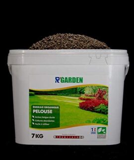 R’Garden | Engrais Organique Pelouse | Engrais Ecologique | Fertilisant Naturel | Nourrit en Profondeur | Facile d’Utilisation | 7KG