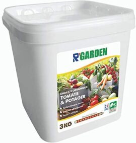 R’Garden | Engrais Organique Tomate et Potager | Engrais Ecologique | Fertilisant Naturel | Nourrit en Profondeur | Facile d’Utilisation | 3KG