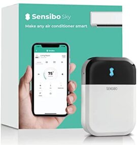 Sensibo Sky Contrôle intelligent des climatiseurs et pompes à chaleur, Wi-Fi, à partir du smartphone (iOS/Android), Compatible avec Alexa et Google Home