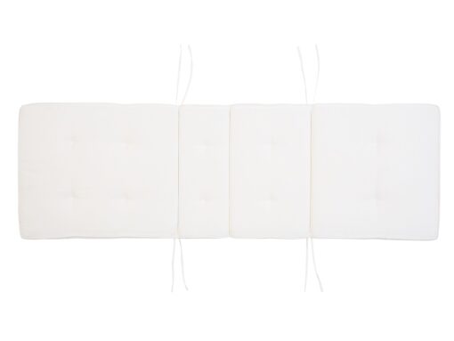 Coussin de transat blanc crème L188cm