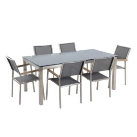ensemble-de-jardin-table-en-verre-noire-et-6-chaises-grises
