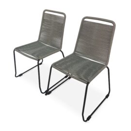 lot-de-2-chaises-de-jardin-en-corde-gris-clair