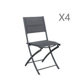 lot-de-4-chaises-pliables-en-aluminium-anthracite