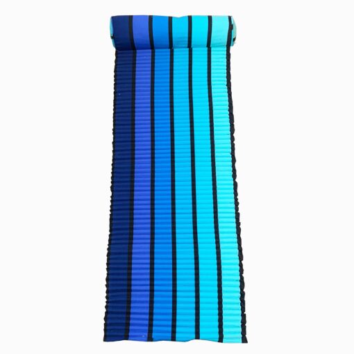 Matelas de plage pour bain de soleil  bleu  happy blue  60 x 180