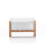 Table basse pvc blanche cadre en bois Table basse pvc blanche cadre en bois