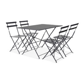 table-de-jardin-bistrot-et-4-chaises-pliantes-gris