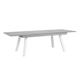 Table de jardin extensible grise Table de jardin extensible grise