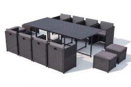table-et-chaise-12-places-encastrables-alu-resine-noir-gris