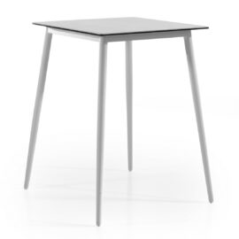 Table haute en alu blanc et céramique L80 Table haute en alu blanc et céramique L80