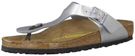 Birkenstock Femmes Gizeh Birko Flor Argent Sandales Birkenstock Femmes Gizeh Birko Flor Argent Sandales