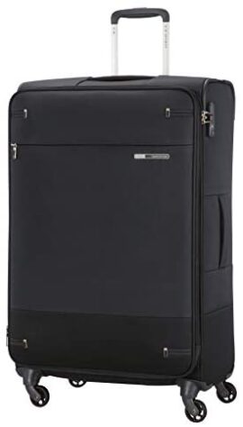 Samsonite Base Boost - Spinner L Valise Extensible, 78 cm, 105/112,5 L, Noir (Black)