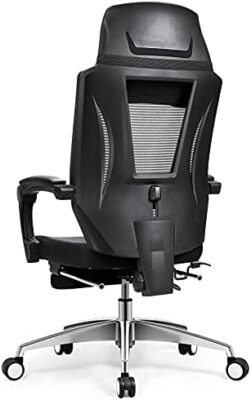 MFAVOUR Chaise de Bureau, Fauteuil de Bureau Ergonomique, Chaise Ergonomique avec Repose-Pied en Maille, Fauteuil Idéal pour La Sieste, Charge 150KG Max MFAVOUR Chaise de Bureau, Fauteuil de Bureau Ergonomique, Chaise Ergonomique avec Repose-Pied en Maille, Fauteuil Idéal pour La Sieste, Charge 150KG Max 7