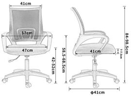 Chaises de bureau noires Chaise de bureau exécutif Fauteuil de travail ergonomique réglable Fauteuil rembourré et confortable Chaises de bureau noires Chaise de bureau exécutif Fauteuil de travail ergonomique réglable Fauteuil rembourré et confortable 5