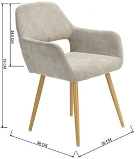 MEUBLE COSY Fauteuil Salon Chaise salle a manger Scandinave MEUBLE COSY Fauteuil Salon Chaise salle a manger Scandinave 6