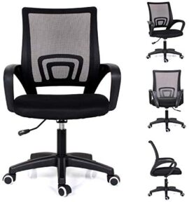 Chaises de bureau noires Chaise de bureau exécutif Fauteuil de travail ergonomique réglable Fauteuil rembourré et confortable Chaises de bureau noires Chaise de bureau exécutif Fauteuil de travail ergonomique réglable Fauteuil rembourré et confortable 2