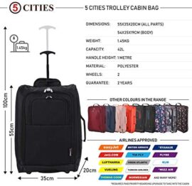 5 Cities Trolley Bag Bagage Cabine, 55 cm 5 Cities Trolley Bag Bagage Cabine, 55 cm 2