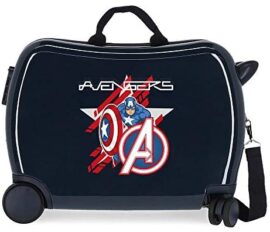 Marvel All Avengers Valise pour enfant Bleu 50 x 38 x 20 cm rigide ABS Fermeture à combinaison latérale 34 L 3 kg 4 bagages à main