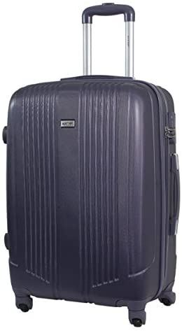 Valise Moyenne 65cm - Trolley ALISTAIR Airo - ABS Ultra Légère - Marque française - Garantie 2 Ans - SAV en France - Black Grey