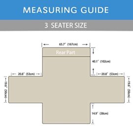 PETCUTE Housse de Canapé Étanche Protège Canapé Antidérapant Protecteur de Canapé Fauteuil pour Animaux de Compagnie Housse Canapé Imperméable Gris 3 Places PETCUTE Housse de Canapé Étanche Protège Canapé Antidérapant Protecteur de Canapé Fauteuil pour Animaux de Compagnie Housse Canapé Imperméable Gris 3 Places 6