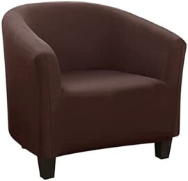 Aliuciku 1 Pièces Housse De Canapé Housse Extensible pour Fauteuil Canapé Canapé Siège Meubles Élastique Canapé Housse De Fauteuil (Color : Brun)