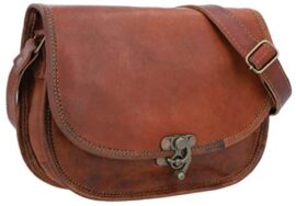 Gusti Sac à main Cuir nature Edda sac à bandoulière vintage sac pour sortir rétro sac pour tous les jours homme femme cuir de chèvre marron K70 Gusti Sac à main Cuir nature Edda sac à bandoulière vintage sac pour sortir rétro sac pour tous les jours homme femme cuir de chèvre marron K70