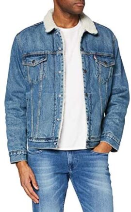 Levi's Type 3 Sherpa Trucker Veste en Jean Homme