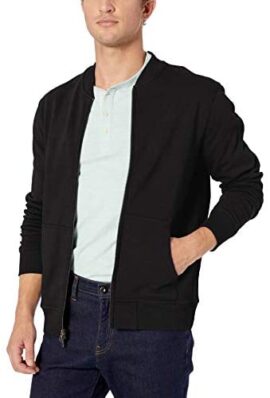 Marque Amazon - Goodthreads Veste de type bomber en polaire pour homme