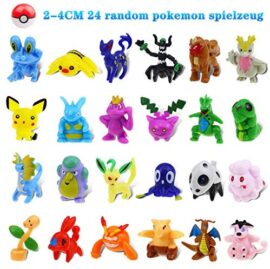 Lunriwis 24 pièces Jouets Pokemon, Pokemon Mini Figurine, Pikachu Mini Figures 2-3cm, 12 Bracelet,50 Autocollants Pokémon(Aléatoire), pour Party Celebration Souvenirs de fête Enfants Adultes Lunriwis 24 pièces Jouets Pokemon, Pokemon Mini Figurine, Pikachu Mini Figures 2-3cm, 12 Bracelet,50 Autocollants Pokémon(Aléatoire), pour Party Celebration Souvenirs de fête Enfants Adultes 4