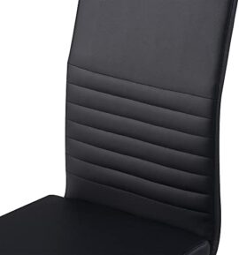 Albatros chaise cantilever BURANO Lot de 2 chaises, noir, testé par SGS Albatros chaise cantilever BURANO Lot de 2 chaises, noir, testé par SGS 5