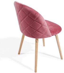 Chaise de Salle à Manger en Velours – Lot de 2, 4, 6, 8, Pieds en Bois Hêtre, Style Moderne, Couleurs au Choix – Chaise Scandinave pour Salon, Chambre, Cuisine, Bureau (Lot de 8, Rose) Chaise de Salle à Manger en Velours – Lot de 2, 4, 6, 8, Pieds en Bois Hêtre, Style Moderne, Couleurs au Choix – Chaise Scandinave pour Salon, Chambre, Cuisine, Bureau (Lot de 8, Rose) 6