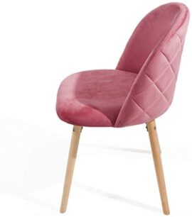 Chaise de Salle à Manger en Velours – Lot de 2, 4, 6, 8, Pieds en Bois Hêtre, Style Moderne, Couleurs au Choix – Chaise Scandinave pour Salon, Chambre, Cuisine, Bureau (Lot de 8, Rose) Chaise de Salle à Manger en Velours – Lot de 2, 4, 6, 8, Pieds en Bois Hêtre, Style Moderne, Couleurs au Choix – Chaise Scandinave pour Salon, Chambre, Cuisine, Bureau (Lot de 8, Rose) 5