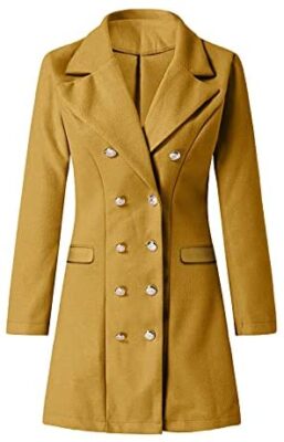 Veste en Laine Femme Manteau Coupe-Vent Long Chic Élégant Décontracté Ample, Pull Manche Longue Tunique Tops Automne Hiver à Revers Couleur Unie Chaud Coat Blousons avec Poches Grande Taille Veste en Laine Femme Manteau Coupe-Vent Long Chic Élégant Décontracté Ample, Pull Manche Longue Tunique Tops Automne Hiver à Revers Couleur Unie Chaud Coat Blousons avec Poches Grande Taille 4