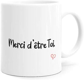 Mug Humour Amour Tasse Message drôle. Idée Cadeau Original Amis Couple Amoureux Collègue Frère Sœur Mari Femme Fiancés pour Anniversaire St Valentin Noël. Mugs le Sourire dès le Réveil