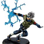 Naruto Kakashi Figurines d'action Modèle Jouet, Améliorer Enfants Anime Statue Modèle Collection Cadeau d'anniversaire pour Voiture Décoration Maison Déco Figurine Naruto, 20cm