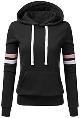 OVERMAL Sweat-Shirts Femmes Vetement Automne Mode Sweat à Capuche Imprimé Manches Longues Chemise Fille Pullover Jumper Hoodie Sweat Tops