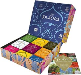 Pukka Coffret Thés et Infusions Sélection, idée cadeau, sélection de thés et d'infusions biologiques et ayurvédiques issus du commerce equitable, 100% bio, idéal à offrir (1 boite, 45 sachets)