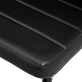 IZTOSS Lot de 6 Chaise Cuisine, Chaise de Salle à Manger, Dossier Haut de la Cuisine, Chaise de Salle à Manger Confortable et Durable – Noir (6) IZTOSS Lot de 6 Chaise Cuisine, Chaise de Salle à Manger, Dossier Haut de la Cuisine, Chaise de Salle à Manger Confortable et Durable – Noir (6) 4