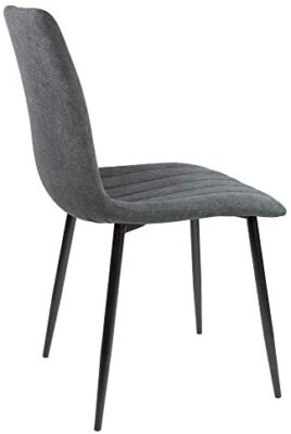 Albatros Chaises de Salle à Manger GARDA, Lot de 4, anthracite, testées SGS Albatros Chaises de Salle à Manger GARDA, Lot de 4, anthracite, testées SGS 3