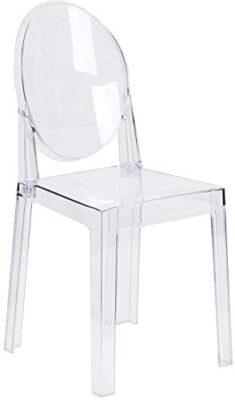 LAFII.T Set de 4 chaises de Salle à Manger Ghost – Transparent – pour Maquillage ou Coiffeuse – Style Ghost – Chaise Moderne – Amovible et Non empilable – Transparent – 4 pièces LAFII.T Set de 4 chaises de Salle à Manger Ghost – Transparent – pour Maquillage ou Coiffeuse – Style Ghost – Chaise Moderne – Amovible et Non empilable – Transparent – 4 pièces 5