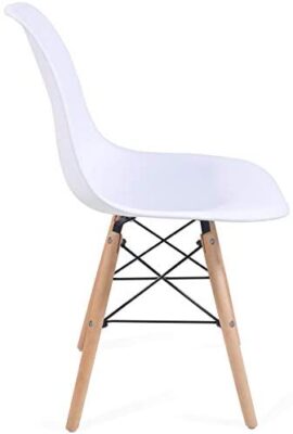 MIADOMODO® Chaises de Salle à Manger Scandinaves – Set de 2, 4, 6, 8, Pieds en Bois Hêtre, Style Moderne Rétro, Couleurs au Choix – Chaise pour Salon, Chambre, Cuisine (Set de 2, Blanc) MIADOMODO® Chaises de Salle à Manger Scandinaves – Set de 2, 4, 6, 8, Pieds en Bois Hêtre, Style Moderne Rétro, Couleurs au Choix – Chaise pour Salon, Chambre, Cuisine (Set de 2, Blanc) 5