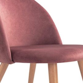 Mc Haus SOFI – Lot de 2 chaises salle à manger siège rembourré en velours couleur bordeaux salon style scandinave et pieds en métal à effet bois 49x46x77cm Mc Haus SOFI – Lot de 2 chaises salle à manger siège rembourré en velours couleur bordeaux salon style scandinave et pieds en métal à effet bois 49x46x77cm 8