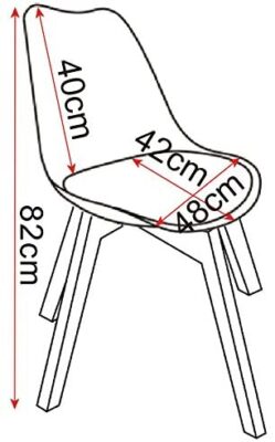 WOLTU BH29pw-2 Chaises de Salle à Manger Lot de 2 en Lin,Chaise de Cuisine,Patchwork WOLTU BH29pw-2 Chaises de Salle à Manger Lot de 2 en Lin,Chaise de Cuisine,Patchwork 3