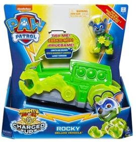 La Pat’ Patrouille – 6056875 – Véhicule + Figurine Mighty Pups Charged Up – Rocky – Voiture Paw Patrol – Jeu jouet enfant La Pat’ Patrouille – 6056875 – Véhicule + Figurine Mighty Pups Charged Up – Rocky – Voiture Paw Patrol – Jeu jouet enfant 2