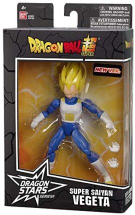 Bandai Ball Figurine Dragon Stars 17 cm-Super Saiyan Vegeta, 36769, No Color, V2 Bandai Ball Figurine Dragon Stars 17 cm-Super Saiyan Vegeta, 36769, No Color, V2