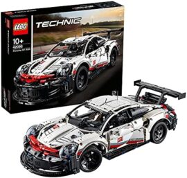 LEGO 42096 Technic Porsche 911 RSR, Set Voiture de Course Détaillée à Construire, Modèle et Jouet a Collectionner, pour Enfants de 10 Ans et Plus LEGO 42096 Technic Porsche 911 RSR, Set Voiture de Course Détaillée à Construire, Modèle et Jouet a Collectionner, pour Enfants de 10 Ans et Plus