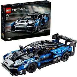 LEGO 42123 Technic McLaren Senna GTR Modèle de Collection de Voiture de Sport de Course, Jeu de Construction de véhicule