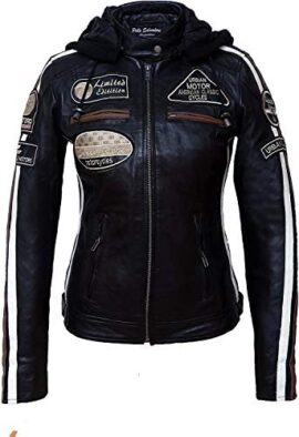 Urban Leather 58 Veste de Moto avec Protections