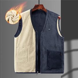 Gilet Chauffant Homme, Veste Chauffante électrique Rechargeable par USB, Casual Loose Hiver Chaude Grande Taille Chaud Veste Chauffant pour Sports De Plein Air Gilet Chauffant Homme, Veste Chauffante électrique Rechargeable par USB, Casual Loose Hiver Chaude Grande Taille Chaud Veste Chauffant pour Sports De Plein Air 4